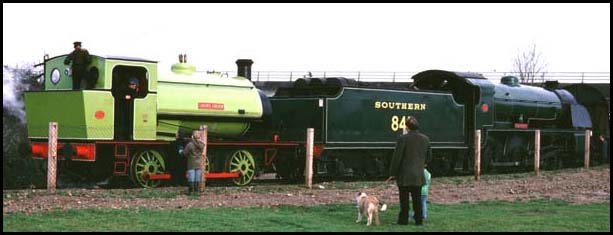 Jacks Green and Green King at Orton Mere NVR Jacks Green and Green King at Orton Mere NVR