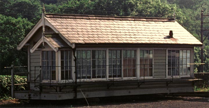 Grossmont signal box  with the top removed 