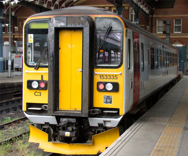 Greater Anglia Class 153335 