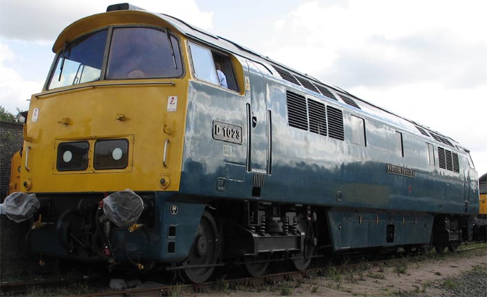 Class 52 D 1023 at the ACoRP display at Norwich Station 
