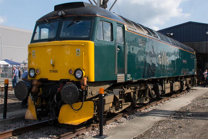 GWR class 57605 Totnes Castle 