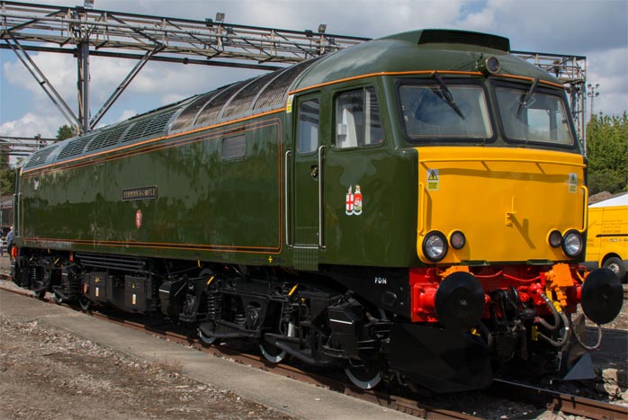 GWR Class 57604 Pendennis Castle 