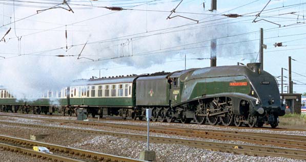A4 60009 Union of South Africa into Peterborough