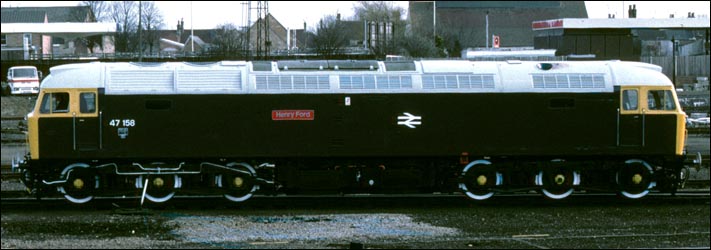 Class 47 158 Henry Ford was at the Depot 