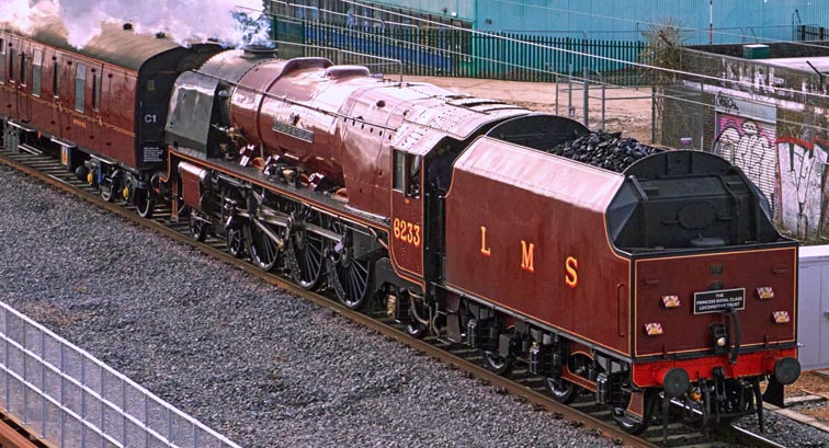 Duchess of Sutherland 6233 on Monday 14th of Febuary 2022