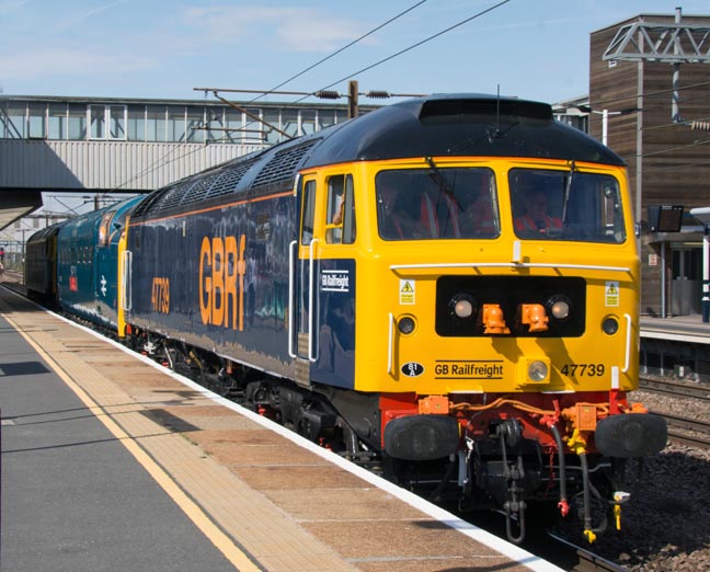 GBRf class 47739 and Deltic 55019 and 47722