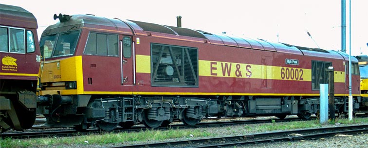 E W and S  class 60002 High Peak 