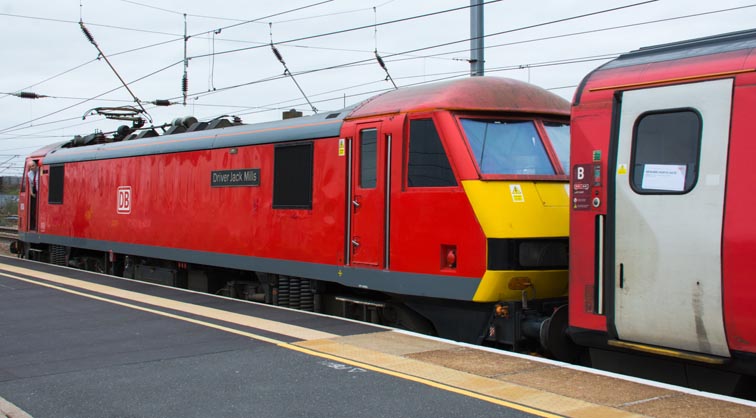 DB class 90 036 'Driver Jack Mills' 