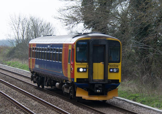 East Midland Trains Class 153326 