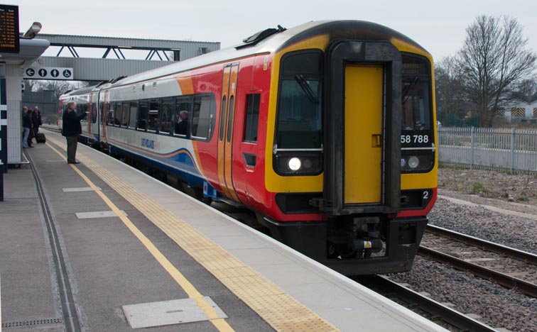 East Midland Trains class 158 788