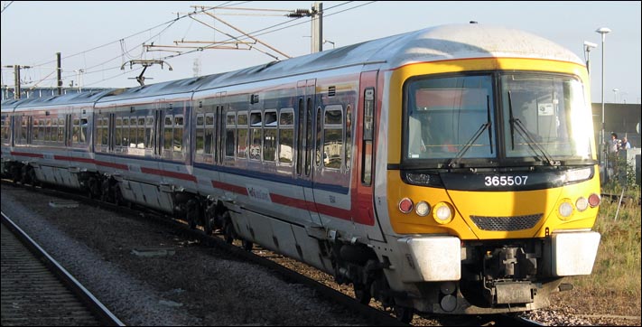 First Capital Connect class 365507 comes into platform 2 ECS to London