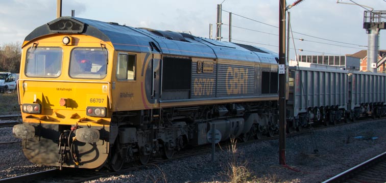  GBRf class 66707 Sir Sam Fay 