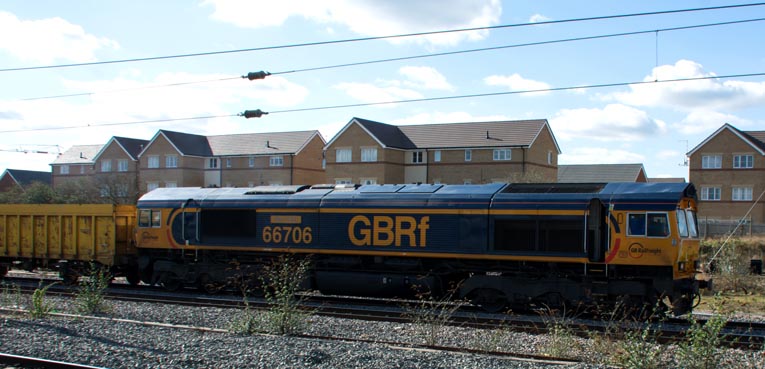 GBRF class 66706 Nene Valley