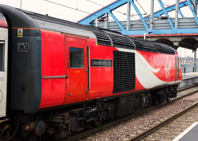 Virgin East Coast HST power car 43208 