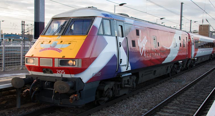 Virgin East  Coast DVT in Flying Scotsman colours 