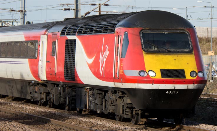 Virgin East Coast HST  power car 43313 