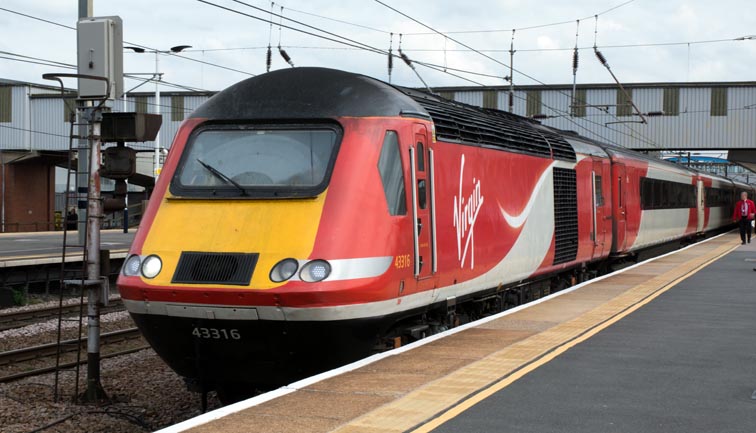 Virgin East Coast HST power car 43316 
