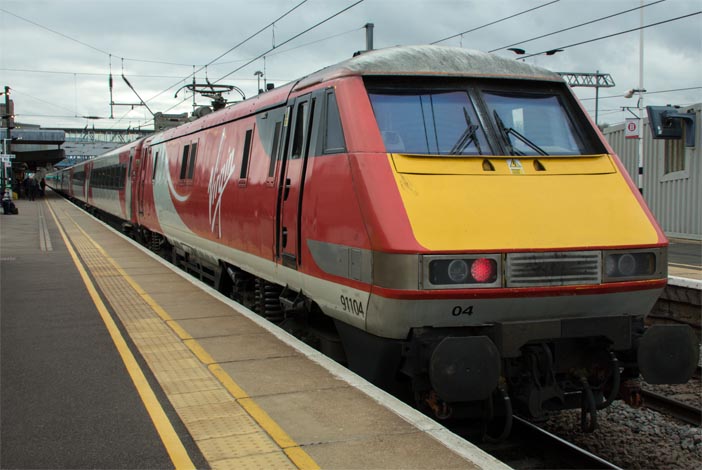 Virgin East Coast Class 91104
