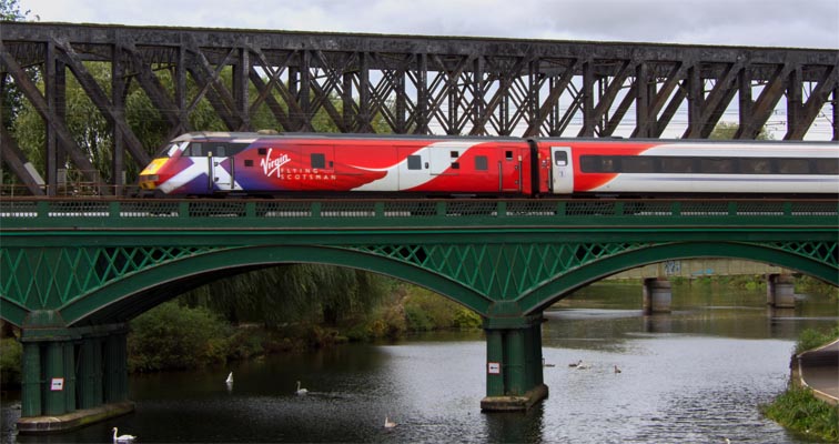 Virgin East Coast up train 