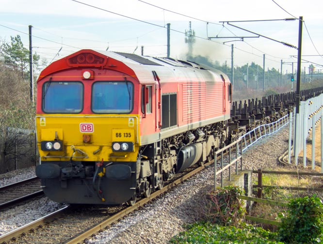  DB class 66 135 6th February 2019