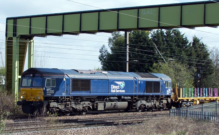 Direct Rail Services (DRS) class 66434 