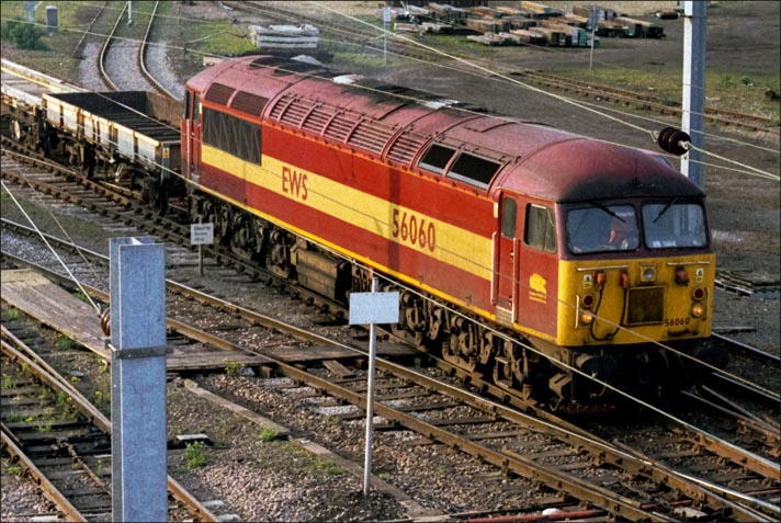 Class 56060 in Westwood Yard