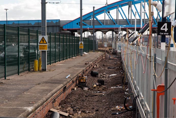 The old Bay platform at Peterborough station 