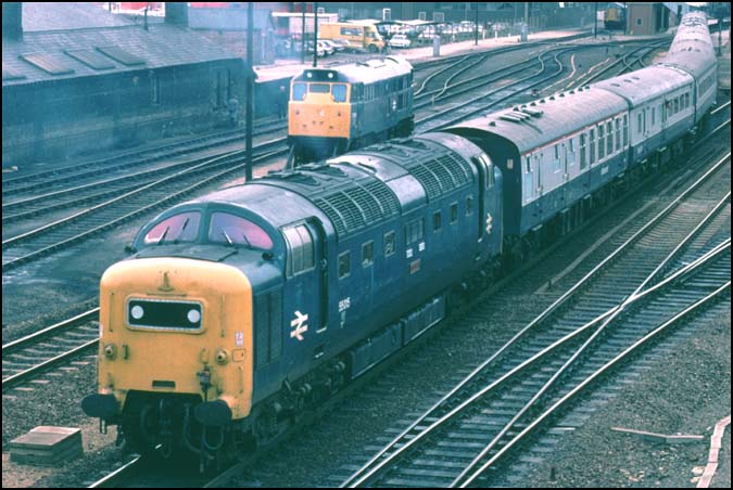 Deltic out platform 3 at Peterborough