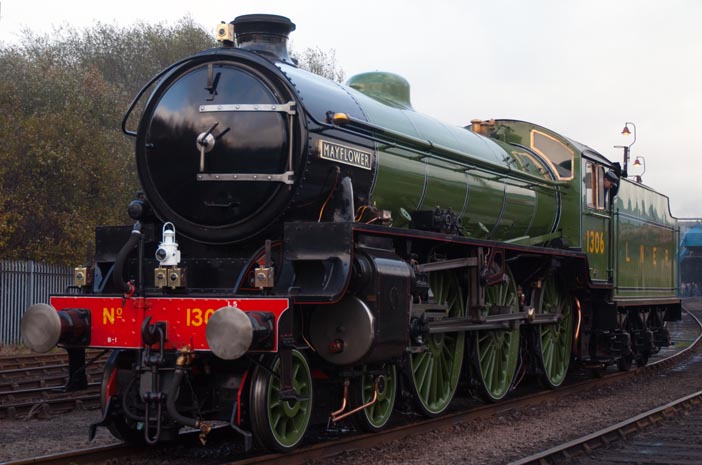 LNER B1 1306 Mayflower at Barrow Hill LNER B1 1306 Mayflower at Barrow Hill