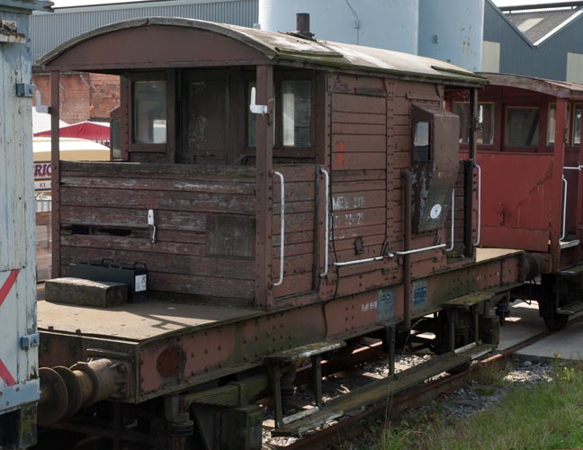 Goods brake van at Barrow Hil Goods brake van at Barrow Hil