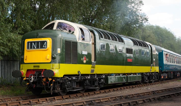 Deltic D9009 Alycidon  at Barrow Hill in 2008