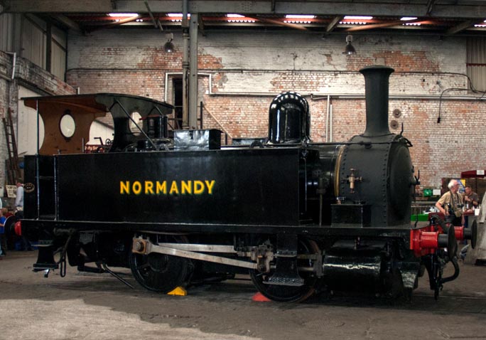 0-4-0T Adams B4 dock tank locomotive Normandy 0-4-0T Adams B4 dock tank locomotive Normandy