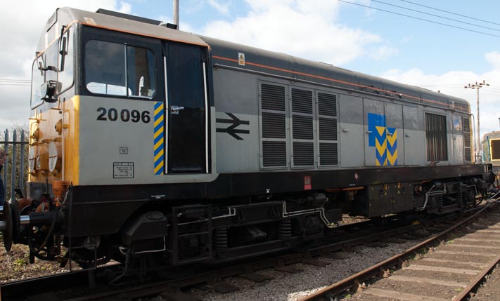 Class 20 096 at Barrow Hill 
