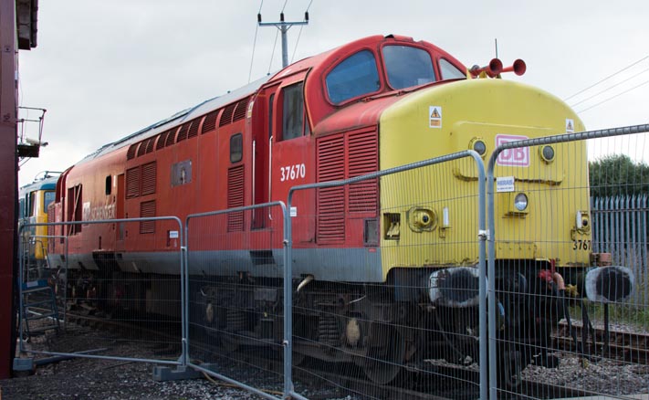DB class 37670 DB class 37670