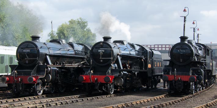 Three steam LMS steam Locomotives 