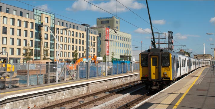Greater Anglia class 317 505 waits in platform 4 at Cambridge station in 2013