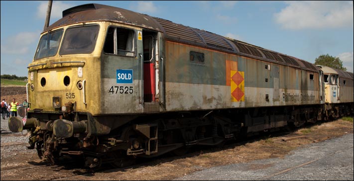 Class 47525 at Carnforth