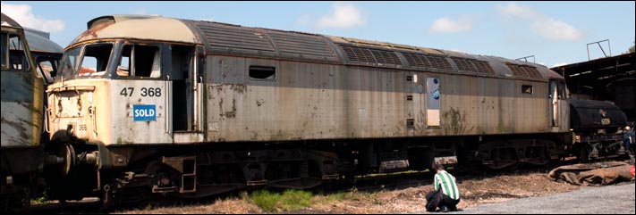 Class 47 368 at Carnforth in 2008