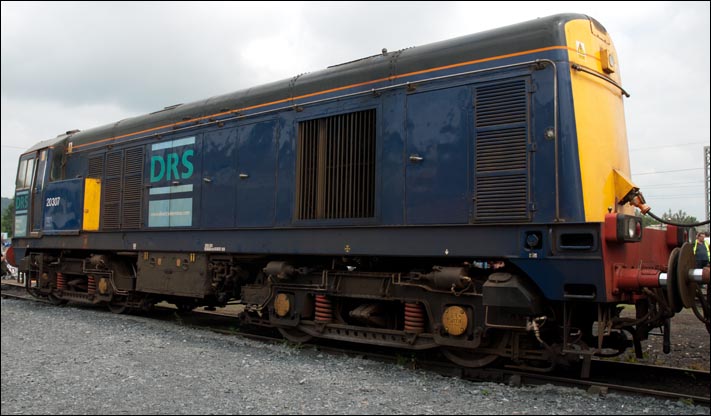 DRS class 20307 at the 2008 open day at Carnforth