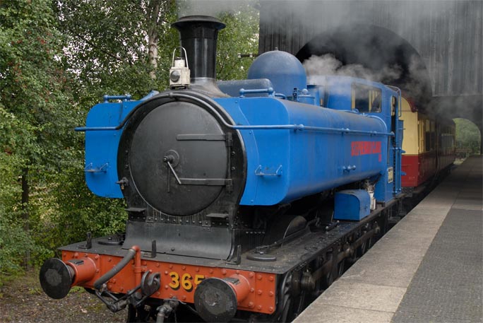 Great western 0-6-0ST no 3650 in blue! Great western 0-6-0ST no 3650 painted blue