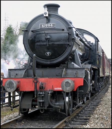 61994 at Rothley railway station in January 2011 