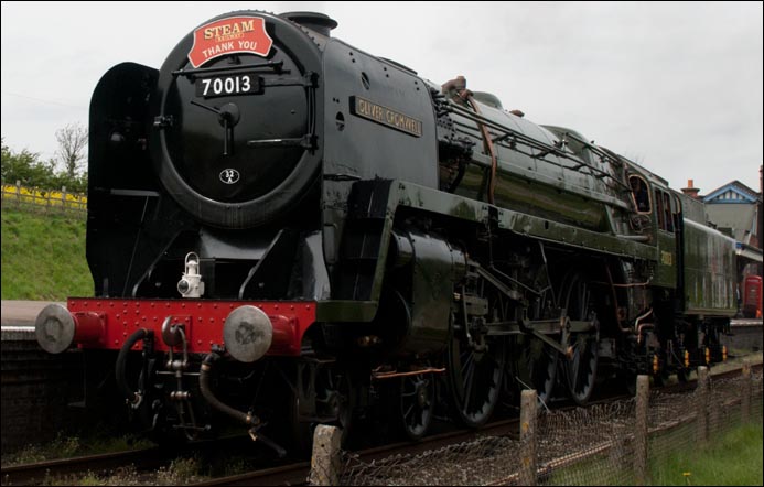 70013 Oliver Cromwell at Quorn and Woodhouse 70013 Oliver Cromwell at Quorn and Woodhouse