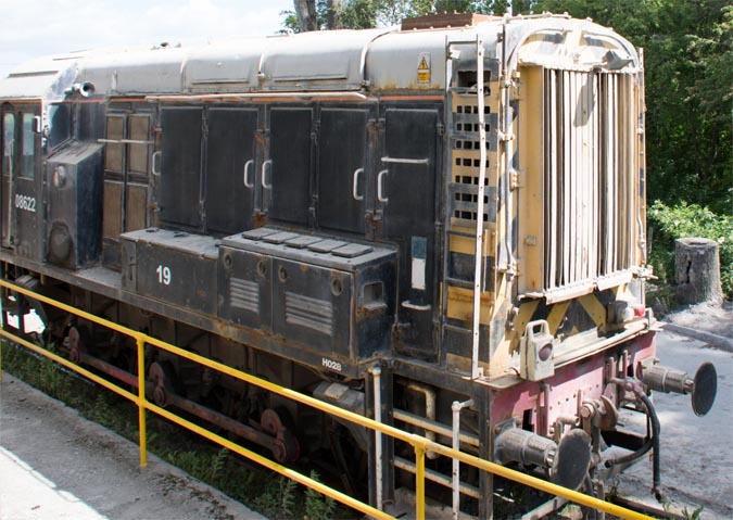 Class 08622 now with the number 19 at Ketton Cement works 