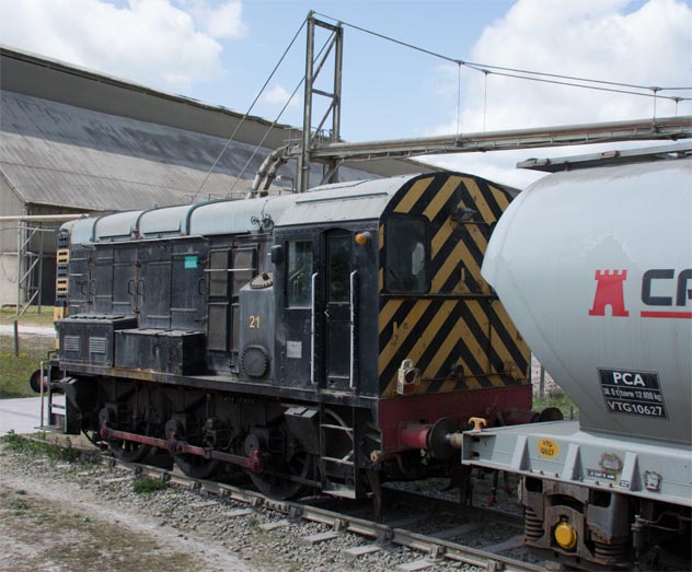 Class 08 now with the number 21 at the Ketton Cement Works