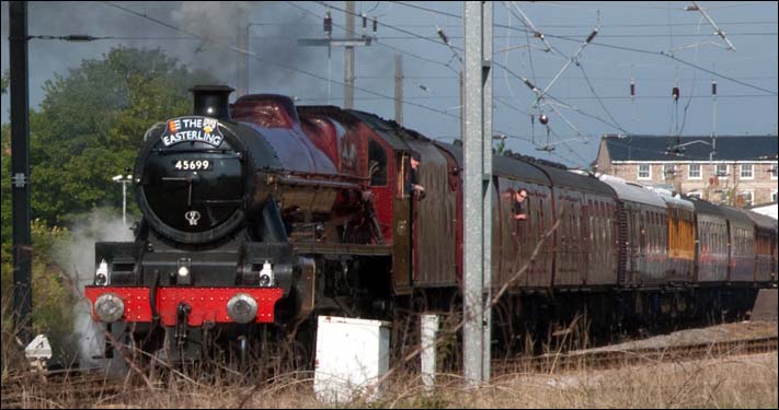 Jubilee Class 4-6-0 no 45699 Galatea at Kings Lynn Jubilee Class 4-6-0 no 45699 Galatea at Kings Lynn