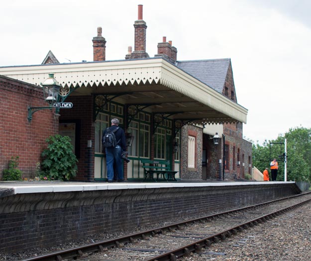 Hardingham railway station on Friday the 19th June 2015. Hardingham railway station on Friday the 19th June 2015.