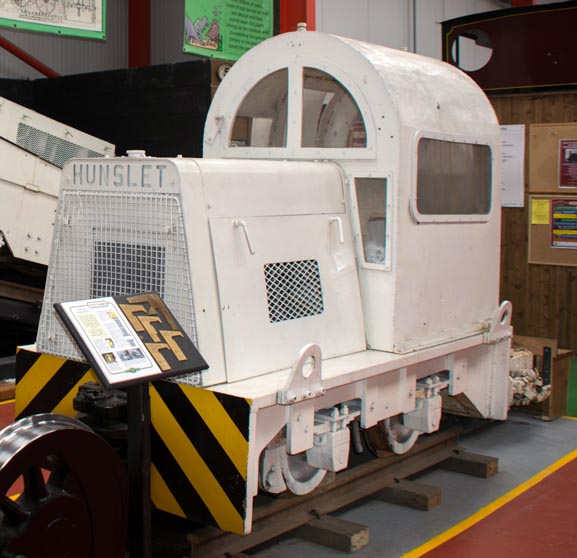 0-4-0 mine locomotive built by Hunslet 