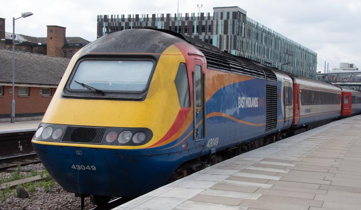 East Midland Trains HST with 43049 East Midland Trains HST with 43049