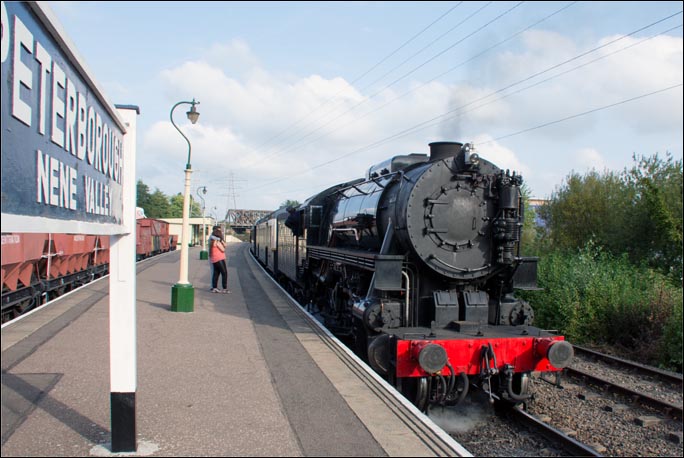S160 6046 at the Peterborough Nene Valley railway station on Sunday the 14th of September 2014 S160 6046 at the Peterborough Nene Valley railway station on Sunday the 14th of September 2014