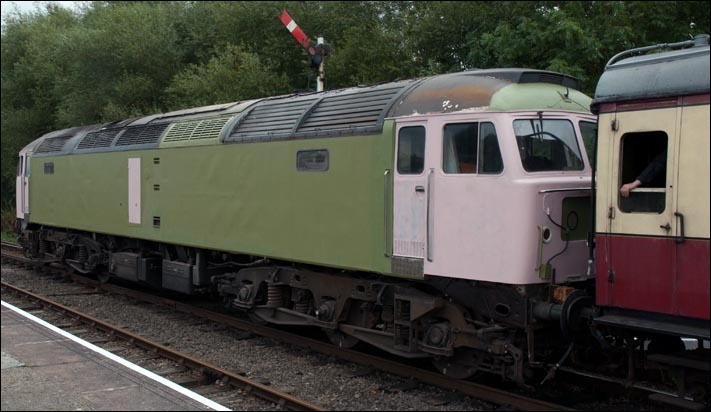 Class 47765 at the Nene Valleys Orton Mere station Class 47765 at the Nene Valleys Orton Mere station